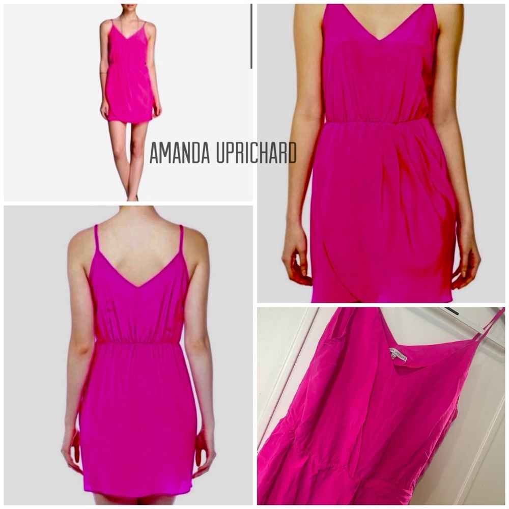 Amanda Uprichard Hot Pink Dress-Sz L
